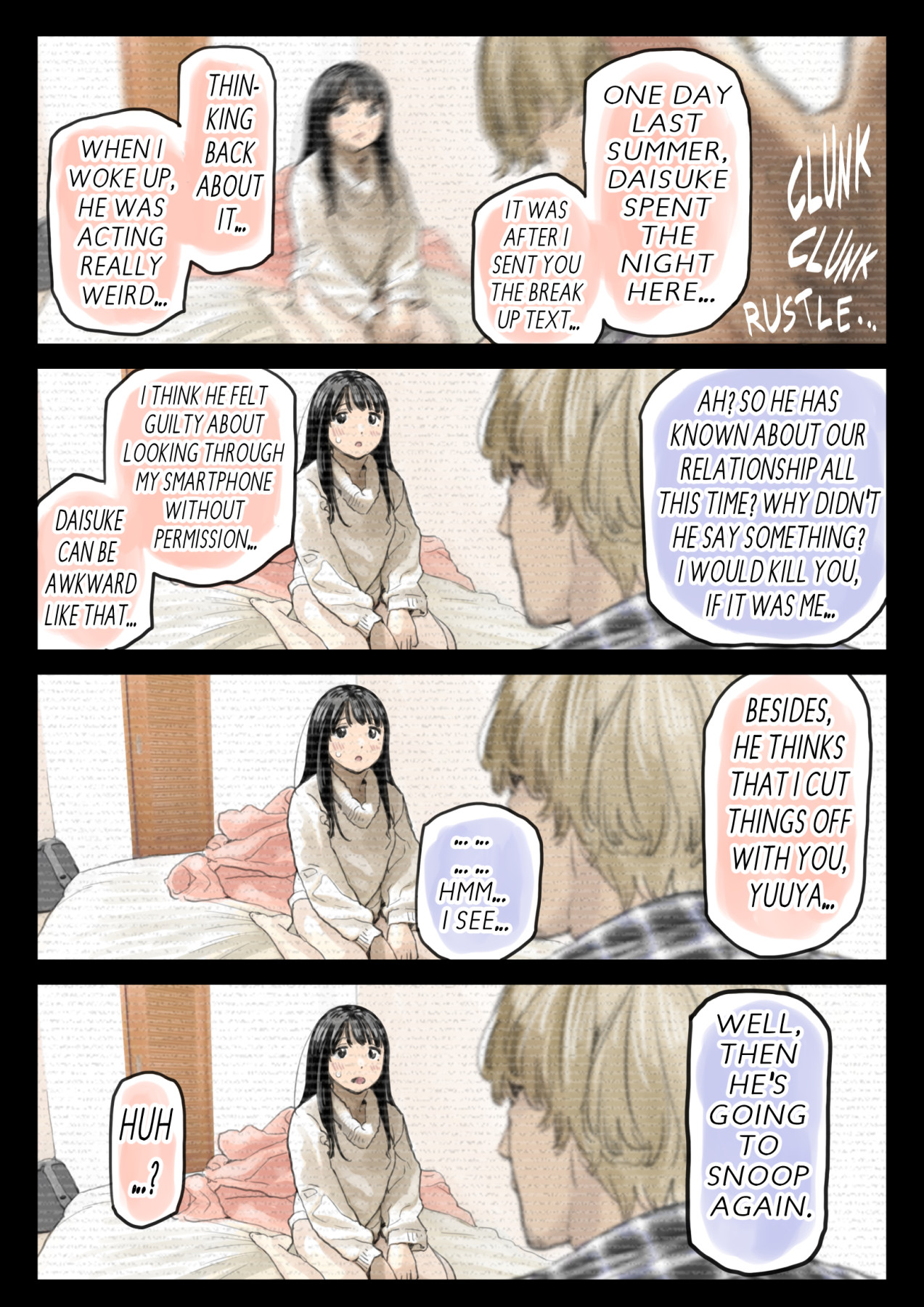 Hentai Manga Comic-I Just Snooped through Her Smartphone-Chapter 2-106